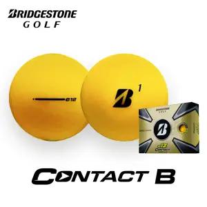 브리지스톤 E12 컨택트 비 3피스 옐로우 컬러 골프공 컨택비