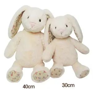 포근한 토끼 애착인형 부드러운 봉제 애착인형 30cm 영유아 신생아 아기