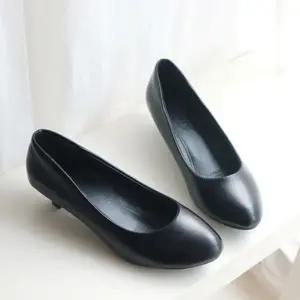 여성 기본 구두 낮은굽 면접 정장구두 여성 펌프스 구두 승무원 데일리 오피스 캐주얼