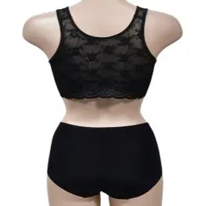 A컵 B컵 공용 플라워 레이스 런닝형 브라팬티세트