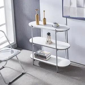 lpm 선반장 모던 인테리어 다용도 크롬 엣지 선반장 진열장 2단 3단 공간활용 사이드 오픈형 화장대 수납장