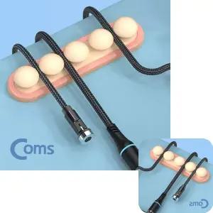 마이한 선정리기 오거나이저 케이블 완두콩 전선홀더 핑크 클립 4구