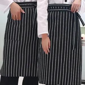 식당 앞치마 주머니 허리 홈카페 바리스타 앞치마 유니폼 조리용 요리 패션