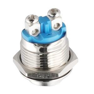 방수 금속 푸시 단추 순간 온 오프 혼 스위치 스테인리스 스틸 파손 방지 야외 사용 IP66 16mm