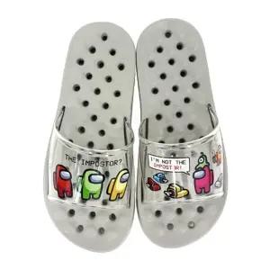 어몽어스 폭신폭신 성인 욕실화 그레이 270mm/쿠션/슬리퍼/키높이/미끄럼방지/욕실/실내화/여름/교사/유아