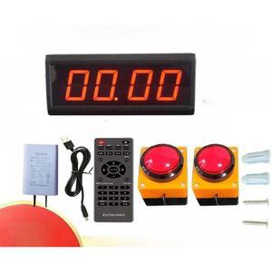 대형 카운트다운 디지털 시계 타이머 게임 훈련 타임 경고음 스탑워치 부저 슬랩버튼 예능