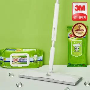 3M 스카치브라이트 올터치 더블액션 막대걸레 청소포 세트 (대형 막대+물걸레 20매+정전기 10매)
