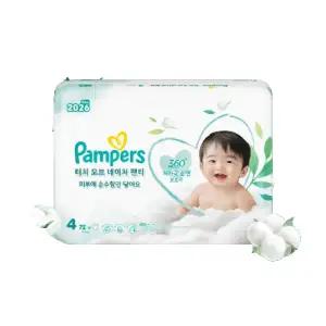 팸퍼스 NEW 터치 오브 네이처 팬티형 기저귀 4단계 2박스