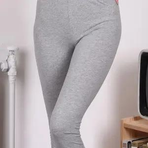 피엔알 여자 8부 레깅스 신축성 면스판 내복 따뜻한 VUn8+4SWx