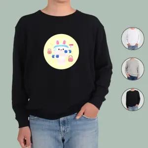 맨투맨 프린팅티셔츠 토끼 헬스 계묘년 duk9+6MME