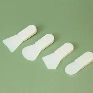 실리콘 마스크팩 브러쉬 메이크업 스파츌라 얼굴 실리콘 모델링 붓 크림 미니팩 바르는 미용