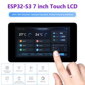 Waveshare ESP32-S3 7인치 터치 스크린 디스플레이 개발 보드 1024600 32비트 LX7 듀얼 코어 WiFi BLE (인