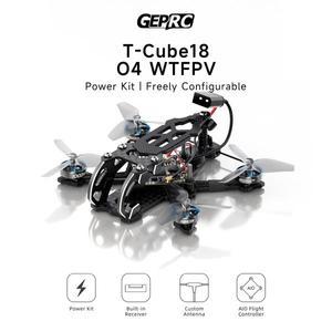 GEPRC T-Cube18 O4 WTFPV 쿼드콥터 내장형 ELRS 2.4G / 아날로그 SPEEDX2 1002 18000KV 1.8인치 RC 프리스