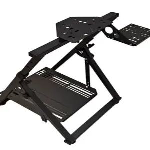 레이싱휠 거치대 접이식 핸들시트 스탠드 게임장비 세트 브래킷 브라켓 폴딩 운전대 실내 용품