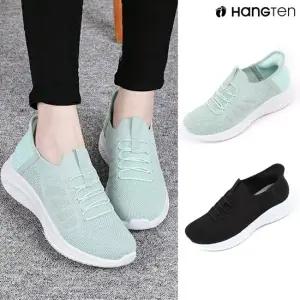 [CJ단독] HT-1202 여성용 핸즈프리 슬립온 가벼운 데일리 메쉬 스니커즈 운동화