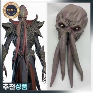 할로윈 문어 몬스터 소품 코스프레 코스튬 발더스 게이트 3 일리시드 마스크