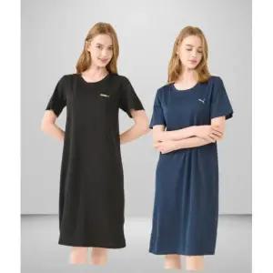 푸마 PUMA BODYWEAR 2PACK 에어드라이 더블 메쉬 원피스 브라탑