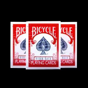 마술도구 초보자 장기자랑 학예회 마술카드 바이시클 레드-정품 808