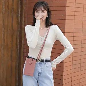 크로스백 여자 다중 수납 슬림 스트릿 패션 컬러 미니 크로스백