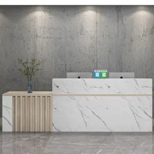 템바보드 테이블 접수처 카운터 안내 데스크 모서리 인포메이션 코너 매장 사무실 로비