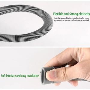 호환 자동 드럼 세탁기 배수 파이프 팔꿈치 스트레이트 헤드 호스 Haier 삼성 파나소닉 Siemens Sanyo Whir