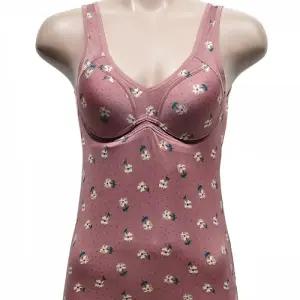 보엠 편안한 꽃무늬 노와이어 브라런닝 캐미솔 케미솔