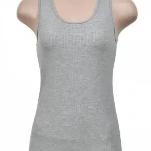 천연자연섬유 엔틱 골지 스판 여자 런닝 캡나시 반팔