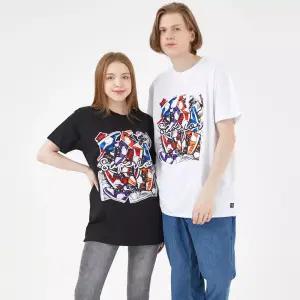 BTP0613 무니크영 스니커즈 패치 반팔 티셔츠