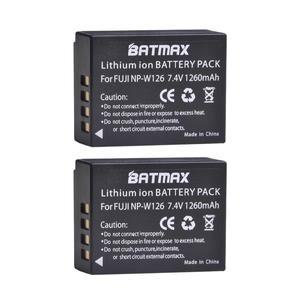 2Pcs NP-W126 NP W126 배터리 후지필름 X-E1 X-Pro1 HS33 EXR