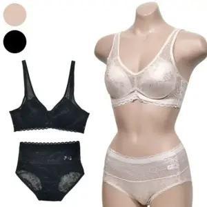 팬티 사한 브라 몰드 레이스 누디 노와이어 ZF A컵 세트 보엠 화사한 누디 몰드 노와이어