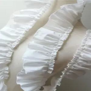 주름레이스 원단 순면 빈티지 의류리폼 커튼 가벼운 리폼