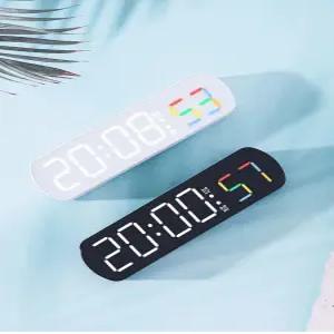 탁상용 전자시계 초단위 USB 사무실 침실 거실 라이트