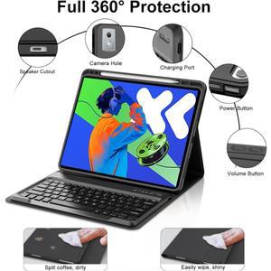 호환 레노버 샤오신 패드 프로 12.7인치 2025용 케이스  펜 슬롯 아이디어 탭 탈착식 키보드 TB373FU TB375