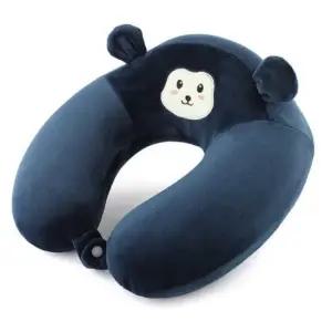 여행용목베개 캐릭터 똑딱이 메모리폼 목베개 목쿠션 분리형 커버