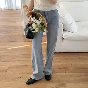 [코코블랑] 핀즈 스트레이트 데님 팬츠(숏,롱)