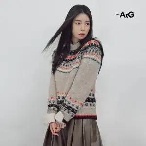 [최초가 79 900원] 25FW 플러피 울 페어아일 풀오버