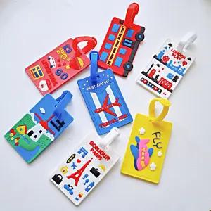 캐릭터네임택 7가지 캐리어 네임택 여행 가방이름표 러기지택