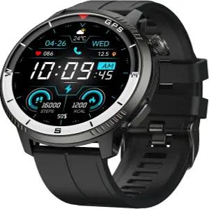 남성용 레브존 스마트워치 심박수/수면 모니터가 있는 GPS 피트니스 활동 트래커 만보계 블루투스