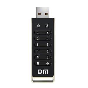 DM FD063 256비트 암호화 USB 드라이브 비밀번호 보안 플래시 디스크 지원 재설정/지우기/자동 잠금 기능