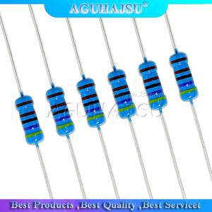 10K 저항 1 W 금속 필름 1% 컬러 루프 와트 인라인 20 개/몫