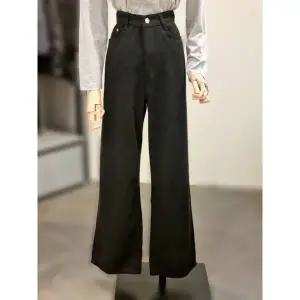 갤러리아 ab.f.z 하이웨스트 세미와이드 면바지 코튼 팬츠 ACA5QP31G