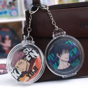 투명 캔뱃지 커버 케이스 키링 가방 꾸미기 투명 홀더 뱃지 보호 굿즈 보관 캔배지 58mm 65mm 75mm