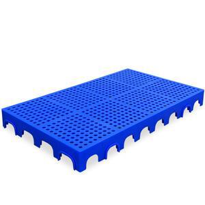 마트 방습 보드 파렛트 1 플라스틱깔판 창고바닥매트 100X80 100X60 구멍 둥근 블루