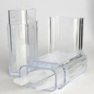 인공눈물 케이스 휴대용 알약 면봉 영양제 투명 통 BNA8+8LiW