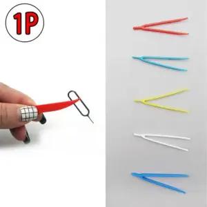 플라스틱 핀셋 미니집게 플라스틱집게 네일아트집게 aTT8+6FyB
