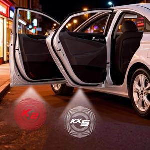 기아 쏘렌토 시드 K3 K2 K8 K5 K9 GT 라인 로고 자동차 도어 웰컴 라이트 LED HD 프로젝터 램프 액세서리