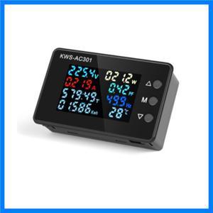 AC 50-300V 0-20/100A KWS-AC301 LED 디지털 전압계 8 in 1 전력계 전류계 전력 검출기 전력 에너지 미터