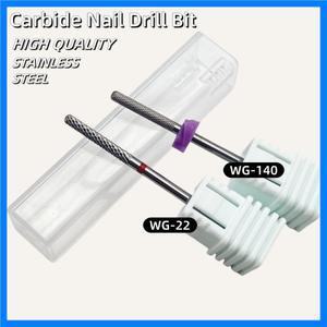 1개 2XF/F 소형 스무스 탑 카바이드 네일 드릴 비트 텅스텐 스테인리스 스틸 조각 네일 표면 드릴 비트 베