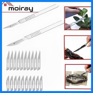 새로운 탄소강 외과용 메스 칼날 및 손잡이 메스, DIY 절단 도구, PCB 수리 동물 수술용 칼, 직송