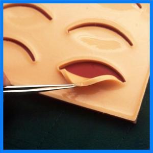 의대생 쌍꺼풀 수술 실습용 실과 바늘, 실 매듭 도구 세트, 피부 연습용